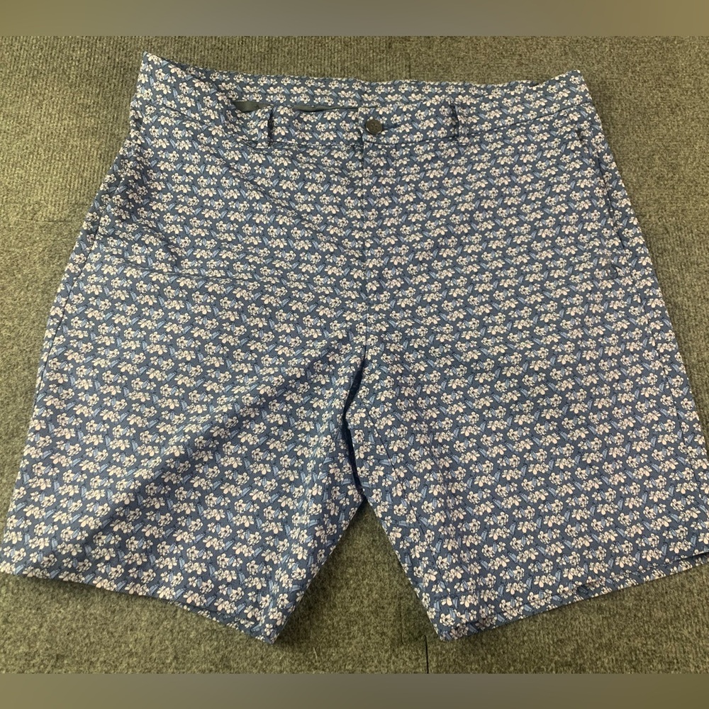 Original Penguin Mens Flat Front 9" Golf Shorts Size 36 Multicolor